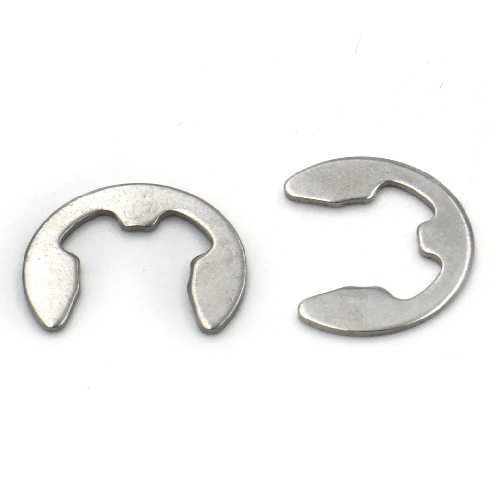 

M1.2 M1.5 M2 M2.5 M3-M24 Черный/никелированный вал типа E Внешнее стопорное кольцо Разъемная шайба Защелкивающийся воротник Зажим Стопорное кольцо