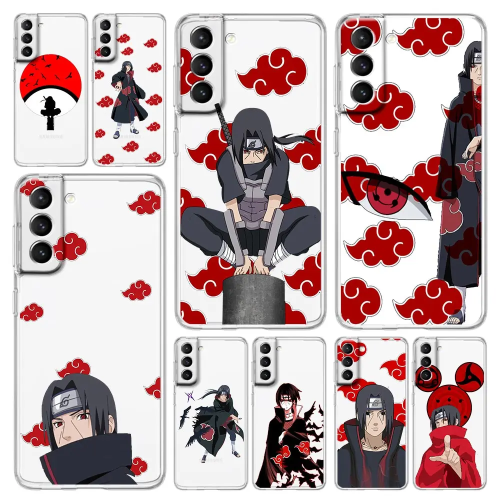 

Anime Naruto Kakashi Itachi Phone Case For Samsung Galaxy S22 5G S20 Ultra S21 FE 5G S10E S9 S8 S10 Plus Note 20 10 Lite Cover