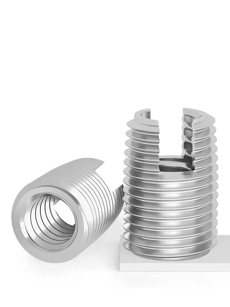 

Нержавеющая сталь 302, резьбовая металлическая вставка для ремонта резьбы, саморезы, шлицевой винт с резьбой M2-M16