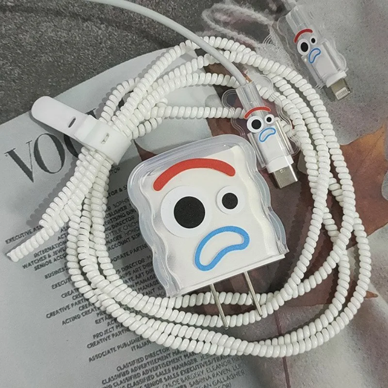 

Прозрачный чехол для зарядного устройства MINISO Toy Story Forky для iPhone