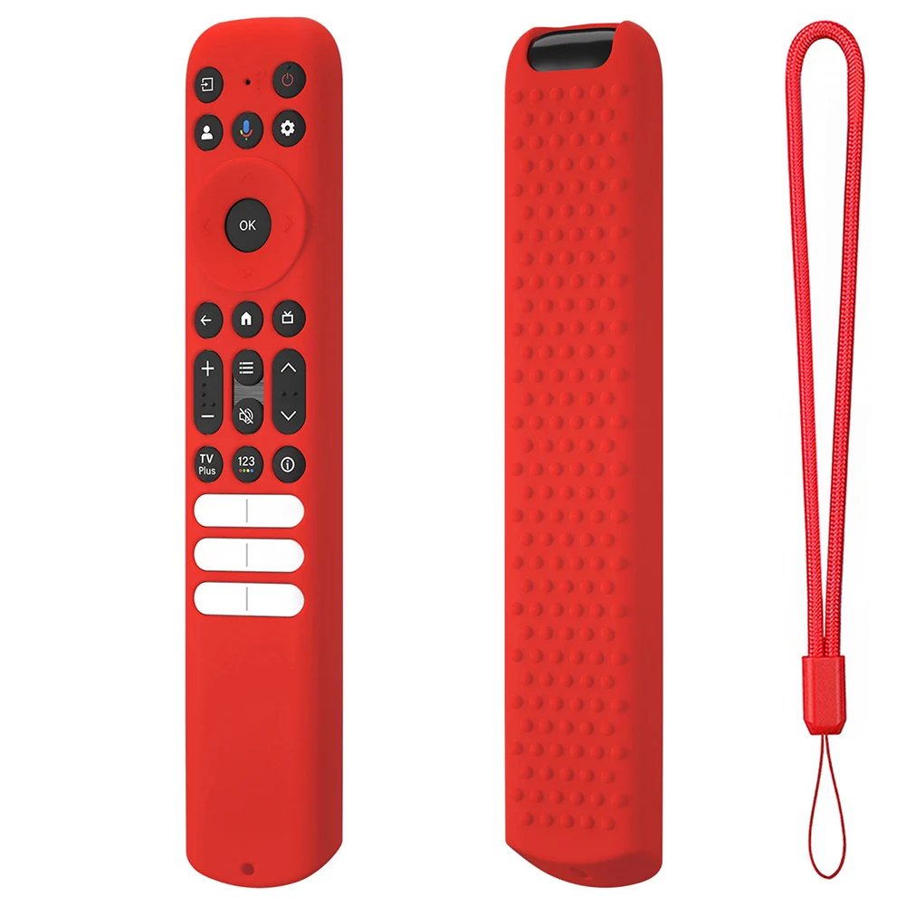Силиконовый чехол со шнурком защитный для TCL Q6 Q7 QM8 S4 S3 Series TV Remote Control