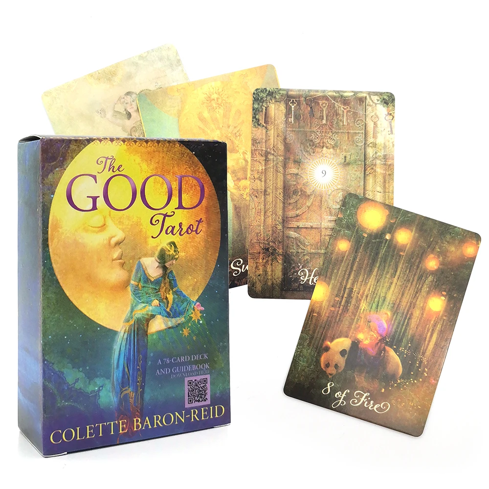 

Tarot Cards With Guide Book For Beginners Playing Card Deck Game High Quality Oracle GOOD Playing Card Deck Game