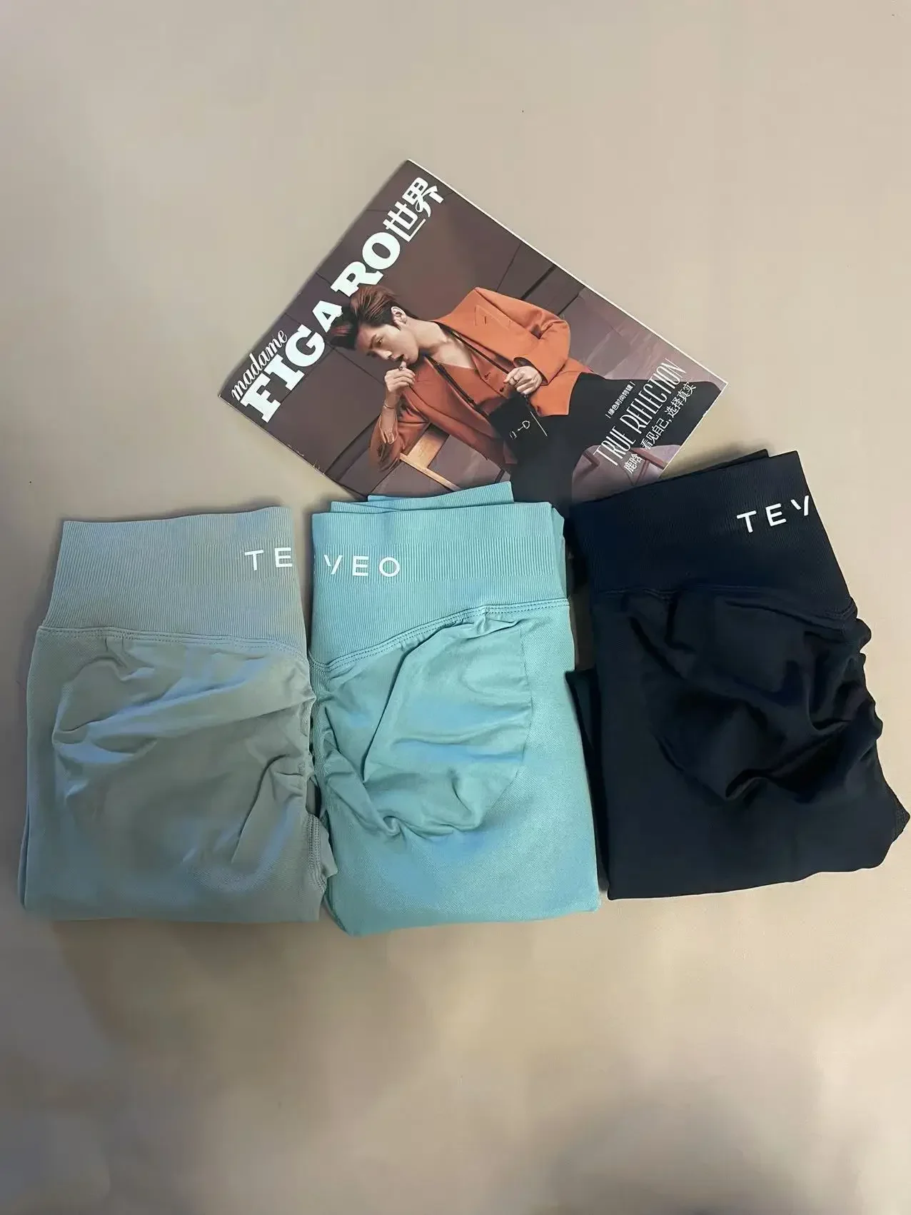 TEVEO бесшовные штаны для йоги ударные леггинсы женские эластичные в рубчик с