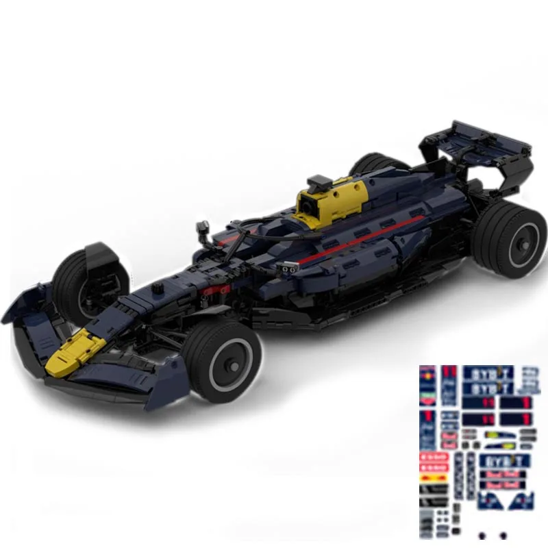 Новая модель гоночной машины SuperRB18 в масштабе 1:8 Строительный набор конструктор