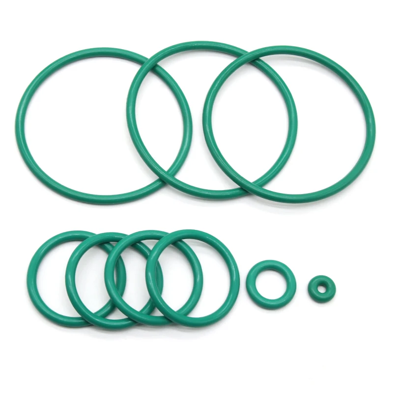 10/50 шт. зеленое уплотнительное кольцо FKM CS 3 5 мм OD10 ~ 155 фтористая изоляция