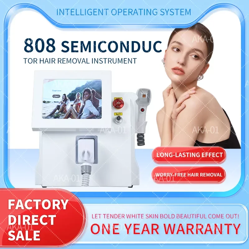 

NEW IN 2022 Diode Laser 808nm / 808 Permanent and Painless Hair Removal Triple Wavelength 755 808 1064 Machine With CE