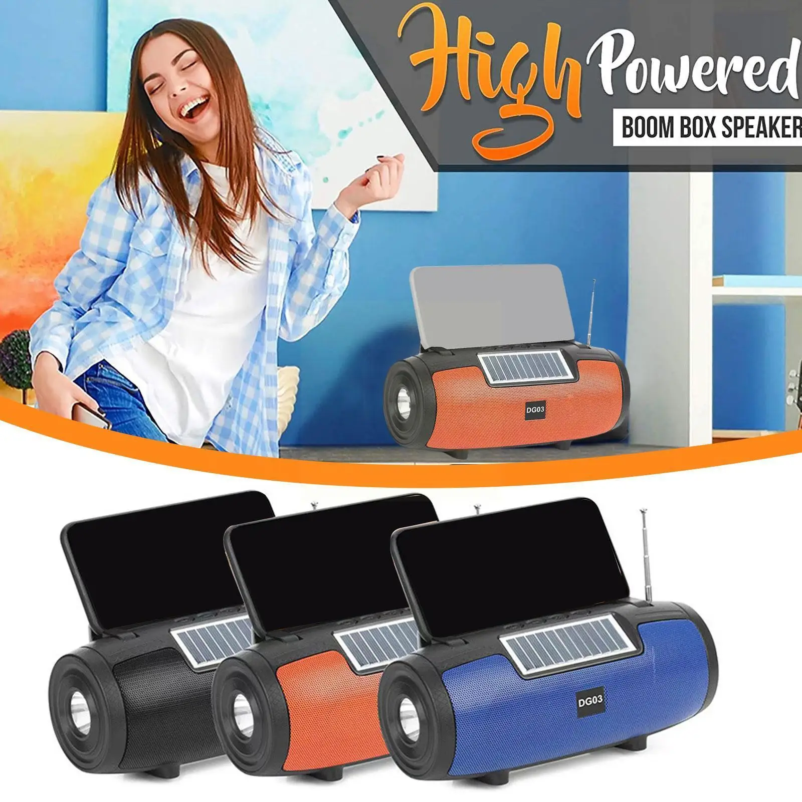 

Solar Power Bank Speaker Portable Bluetooth Column Som Music Box Stereo Waterproof Caixa Wireless Outdoor De Boombox Loudsp X7S8