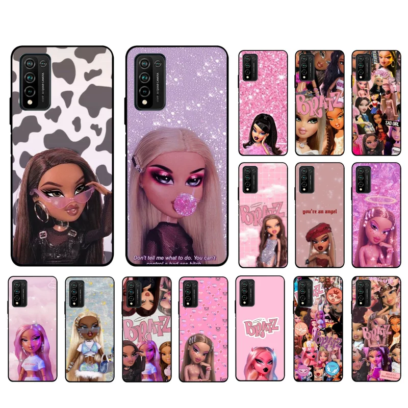 

lovely Doll Bratz Phone Case for Huawei Honor 50 30 Pro 10X Lite 20 7A 7C 8X 9X Pro 9A 8A 8S 9S 10i 20S 20lite