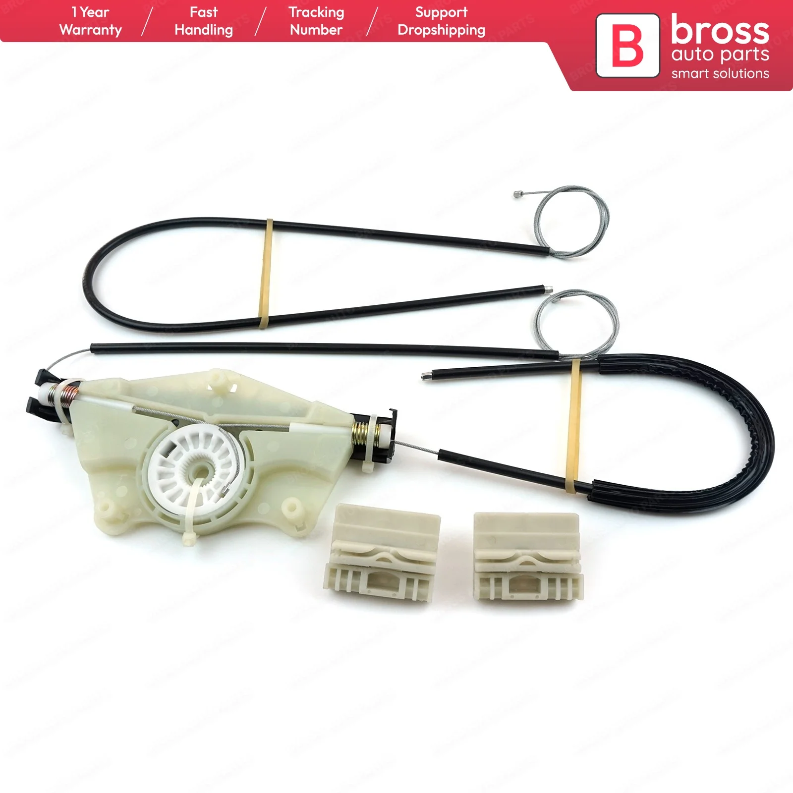 Комплект для ремонта стеклоподъемника Bross Auto BWR847 7L0837461F Porsche Cayenne 9PA VW Touareg 7L |