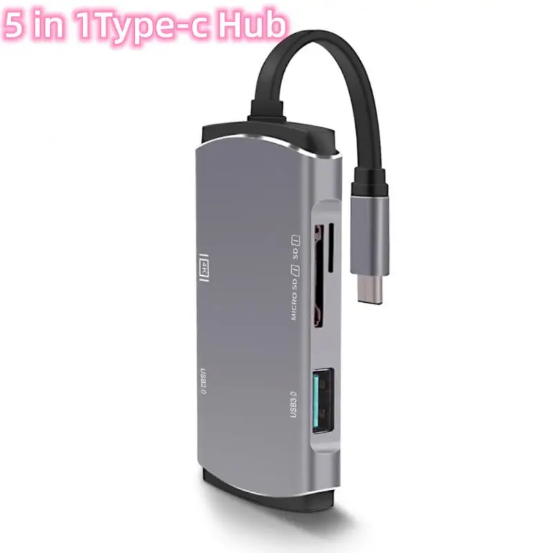 

5 в 1, Usb Type-c док-станция из алюминиевого сплава