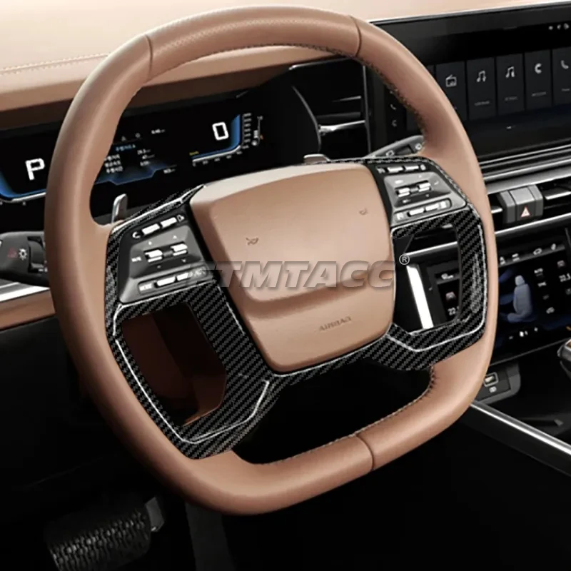 Для SsangYong Torres J100 2022 2023 АБС-пластик из углеродного волокна панель коробки передач