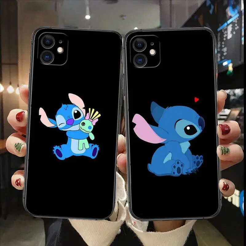 

Stich cartoon Luxury Phone case For IPhone 13 12 11 Pro Max Mini SE XR X XS Max 8Plus 7plus 6 6S soft cover