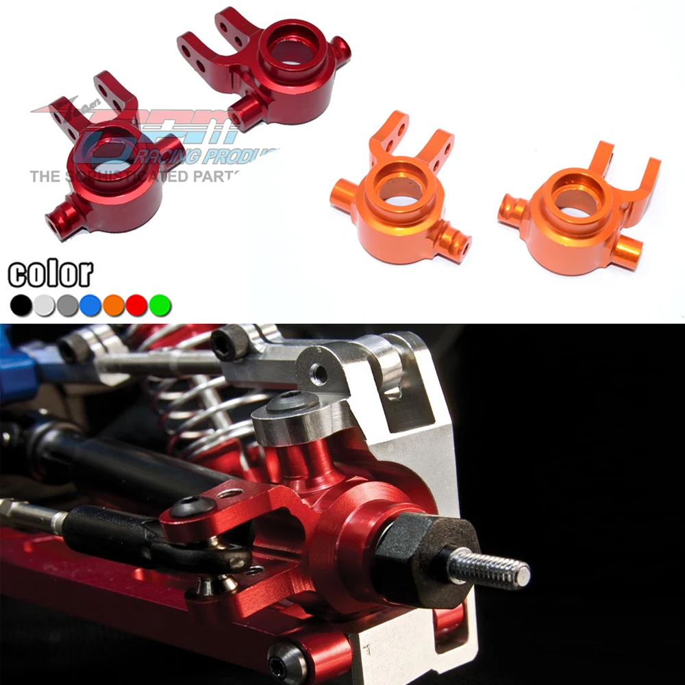 

GPM TRAX 1/10 RUSTLER HOSS SLASH 4X4 VXL Short-course Truck Metal Aluminum alloy front steering cup Steering blocks 6837