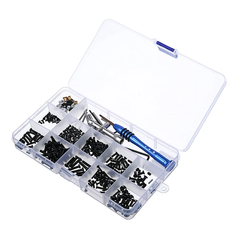 144001 02 144010 124016-17 - 18 124019 Remote Control Vehicle Screw Kit Metal Upgrade Retrofit Screw Tool Box Replacement