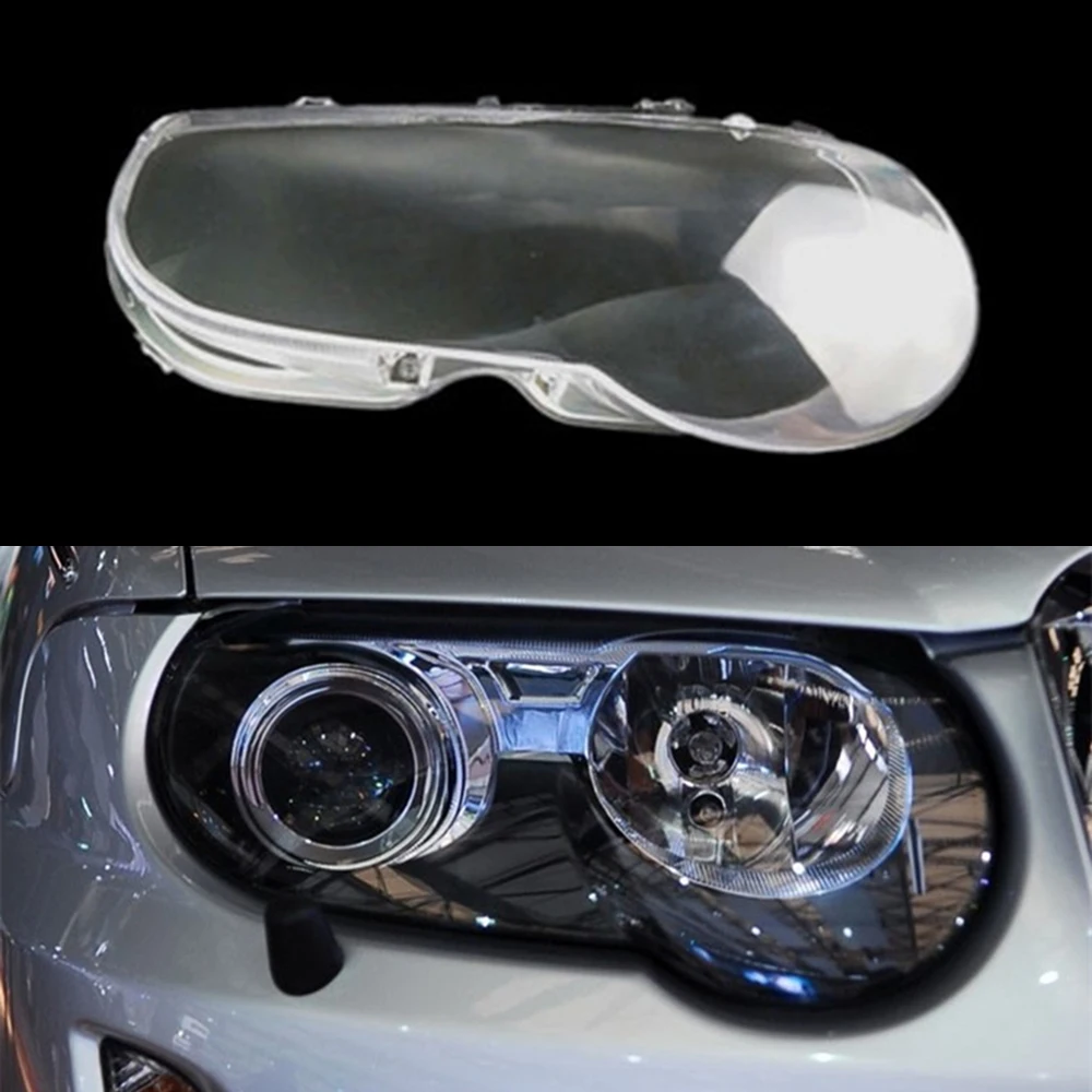 Car Headlight Cover Headlamps Transparent Lampcover Lampshades Lamp Light Lens Glass Shell For Roewe 750 2006-2009