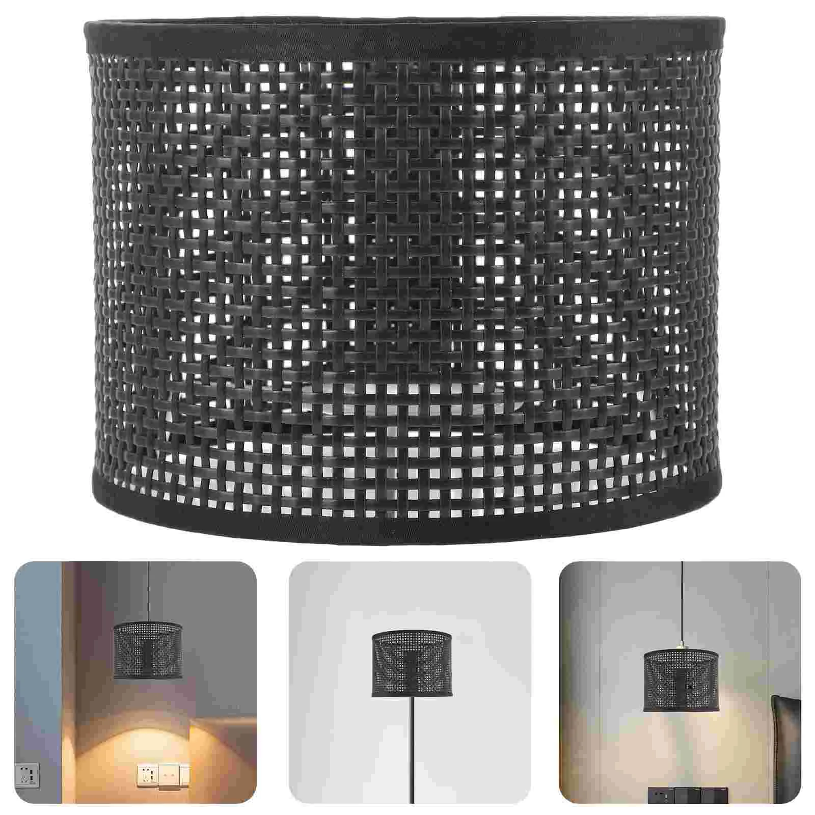 

Woven Lamp Cover Floor Light Shade Replacement Plastic Table Lamp Lampshade