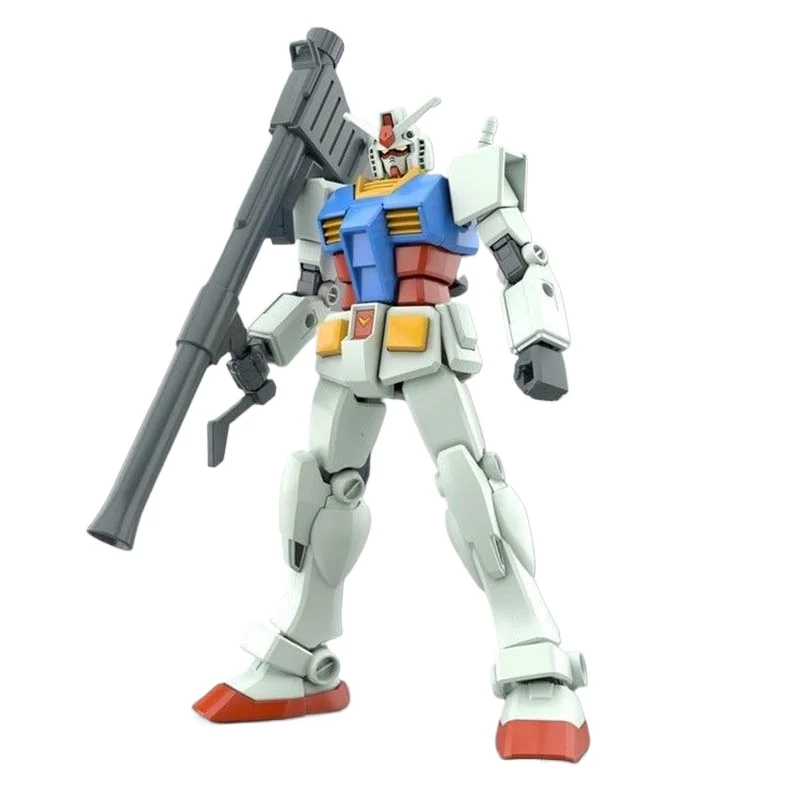 Фото Оригинальная модель Gunpla Bandai EG 1/144 начального уровня RX-78-2 Strike Nu Lah Gundam, фигурки персонажей, пластиковый сборный набор, игрушки, подарки. №4