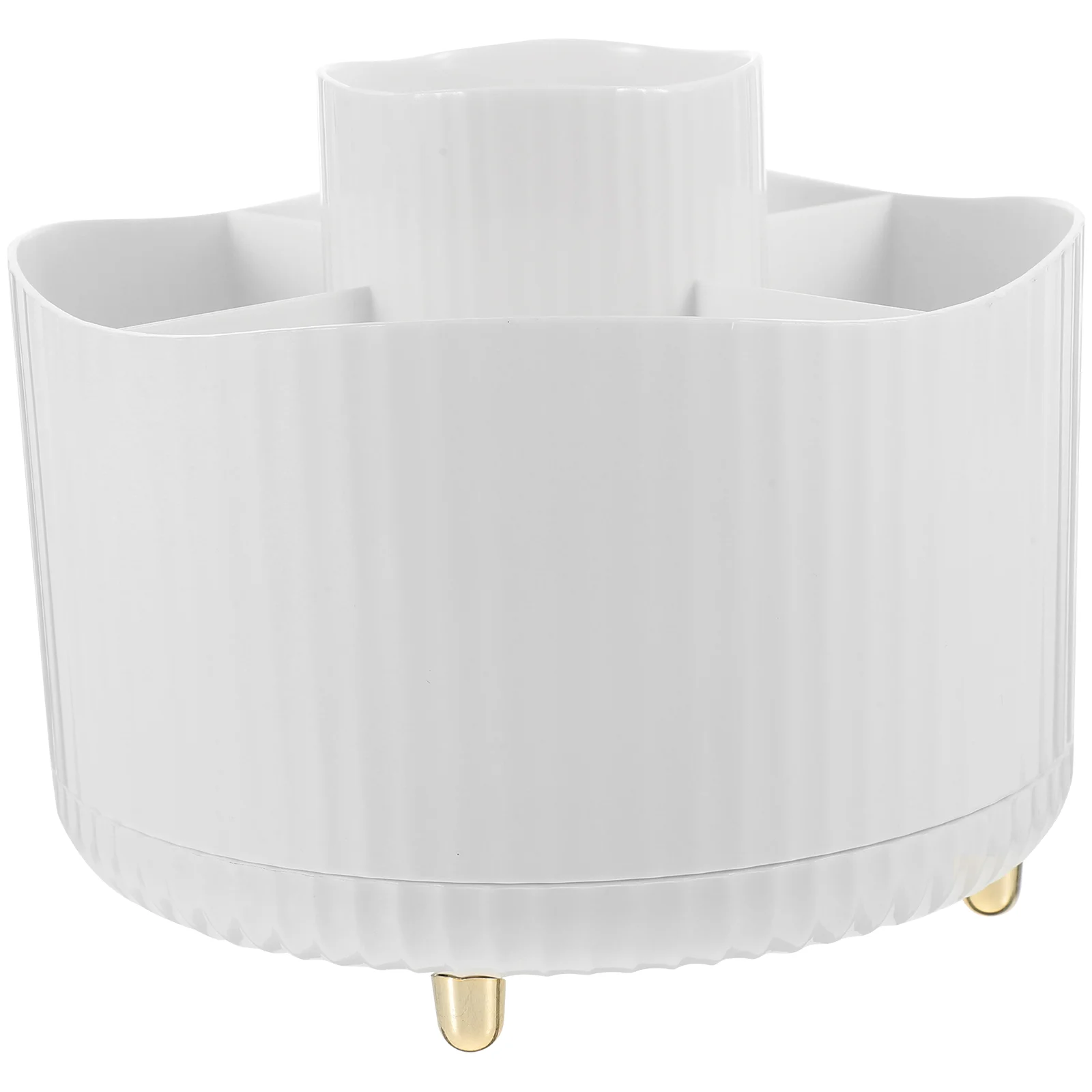 

Rotatable Makeup Brush Holder Desktop Makeup Brush Holder Compartment Pen Holder