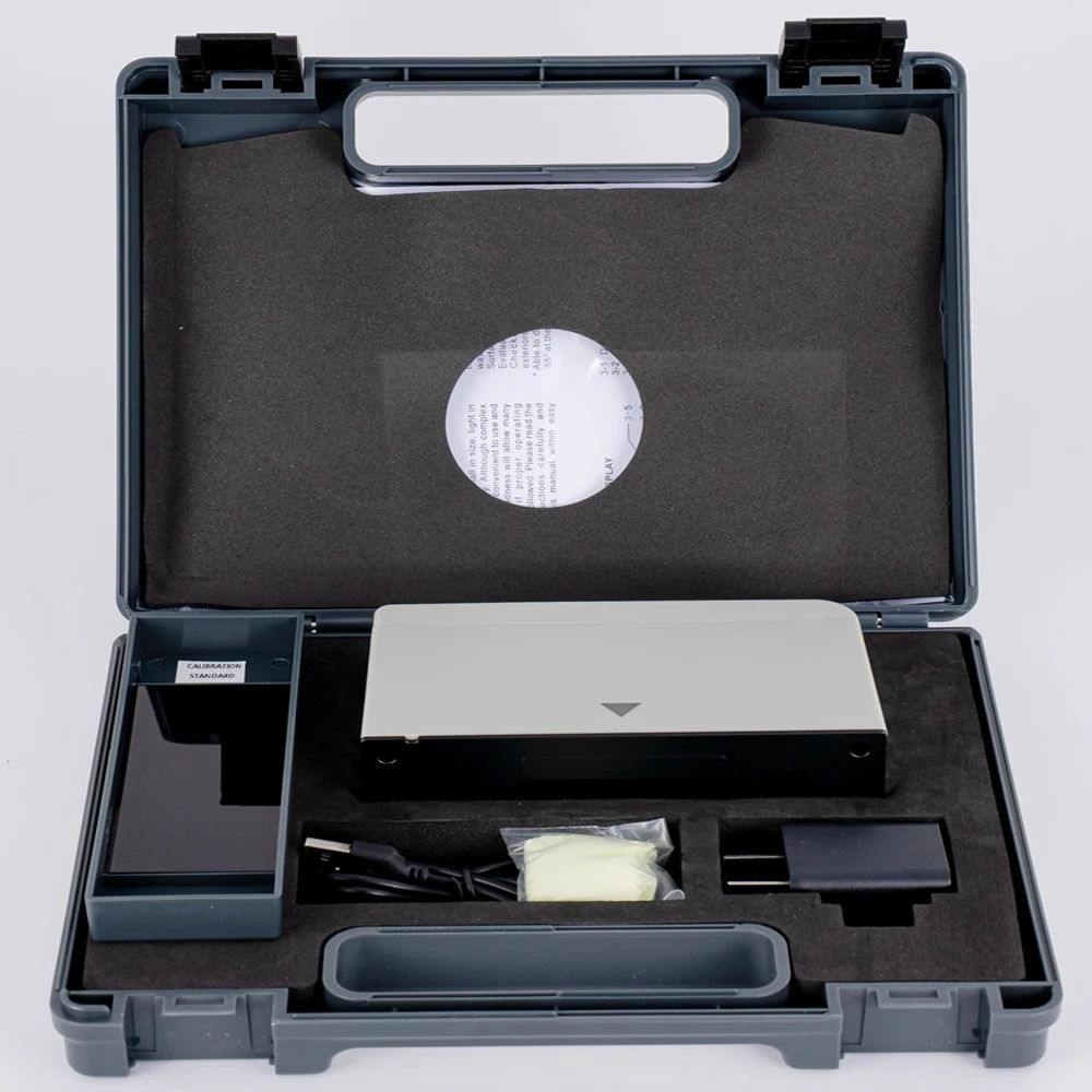 Портативный блескомер AG-106B встроенный керамический мрамор дерево бумага краска