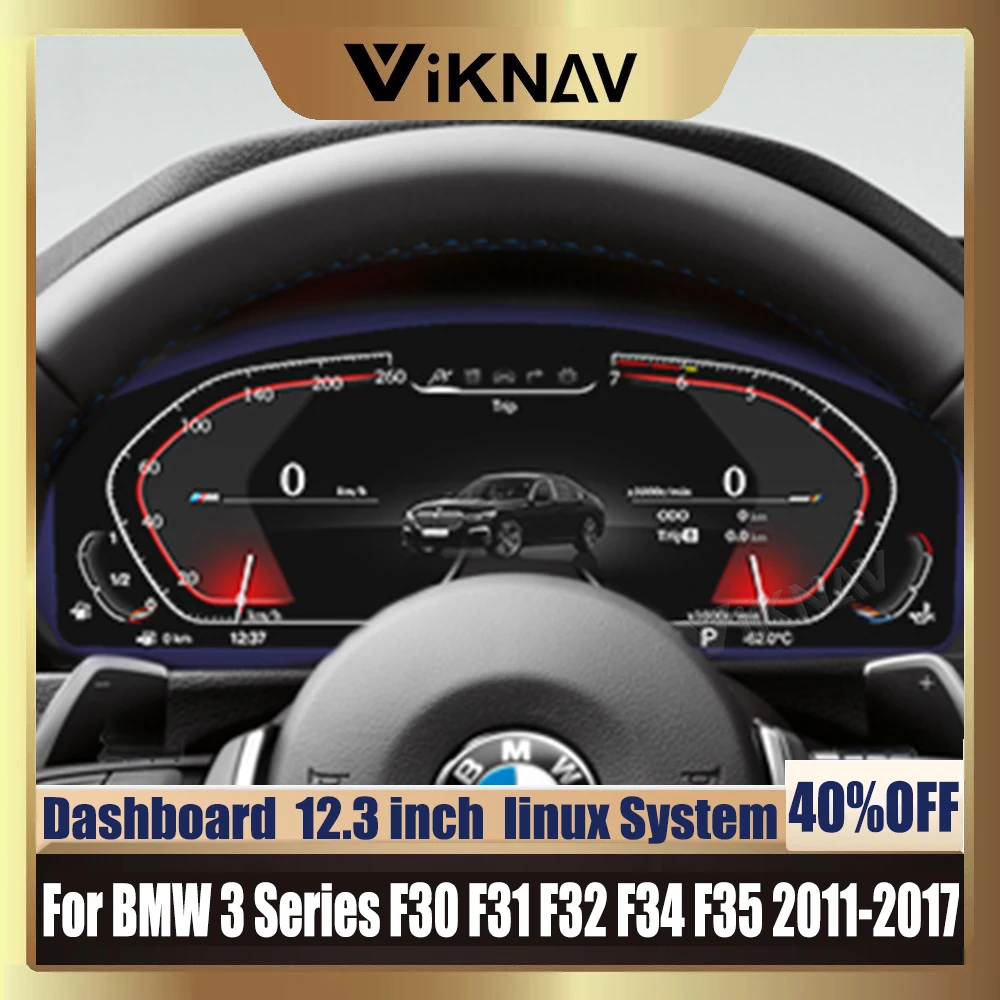 

Новинка 2023, цифровой кластер для BMW 3 серии F30 F31 F32 F34 F35 2011-2017, оригинальный автомобильный ЖК-дисплей, измеритель скорости, приборной панели
