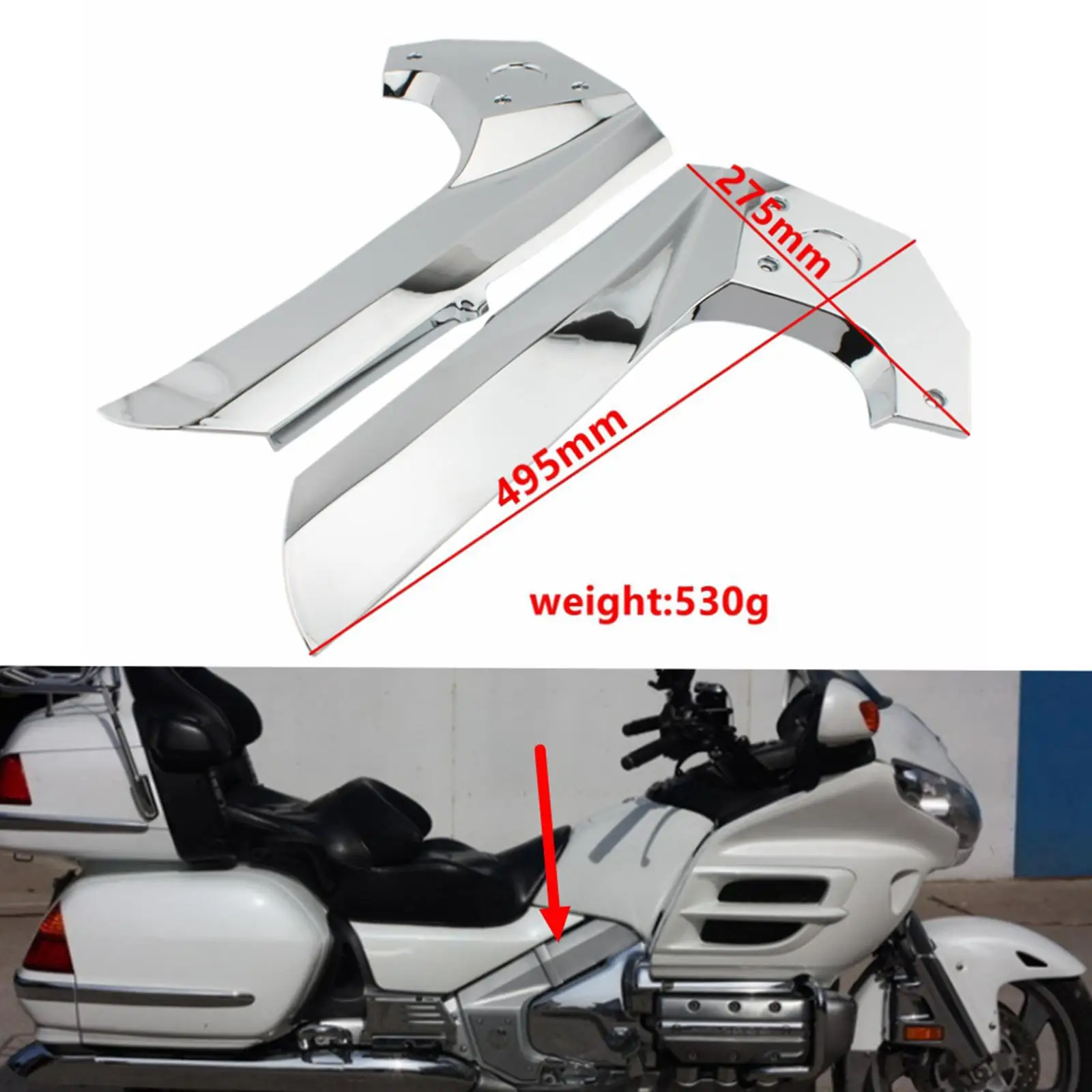 

2 шт., Обтекатели для мотоциклов Honda GL1800