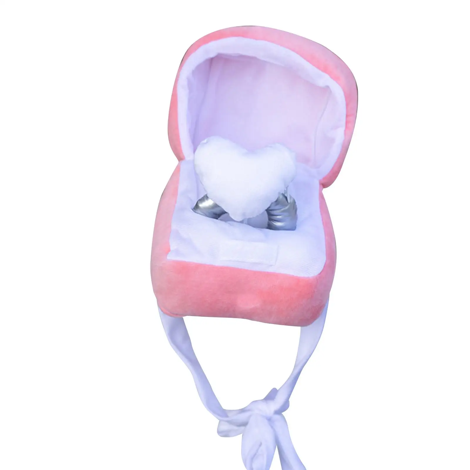 

Новинка, коробка для колец, плюшевая игрушка, набивные кольца, Подарочная коробка для помолвки, праздника, предложение, подарки на вечеринку