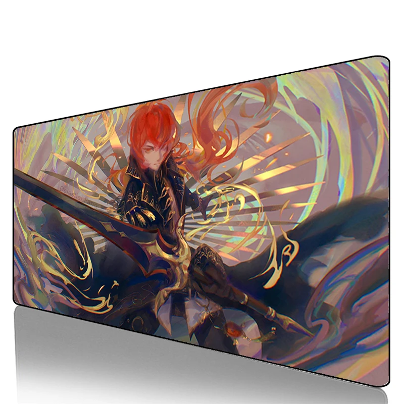 

Коврик для мыши игровой, противоскользящий, разбавляющий Genshin Impact 900x400