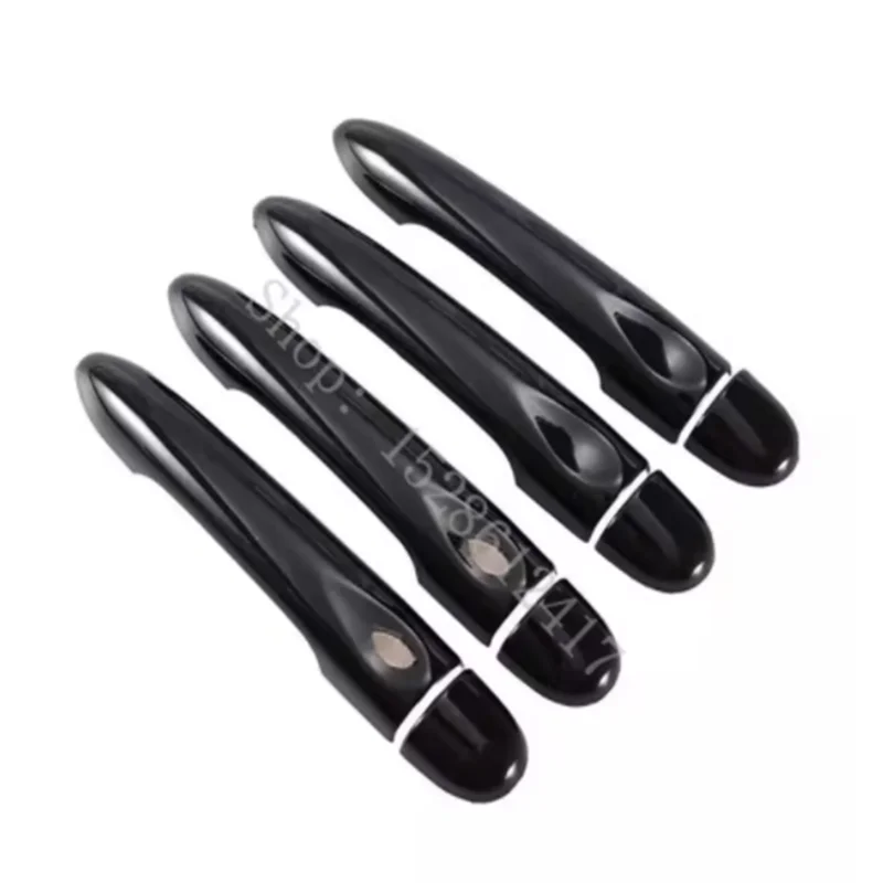 Для Renault Captur Kaptur Samsung QM3 2013-2020 ярко-черная дверная ручка автомобиля накладка