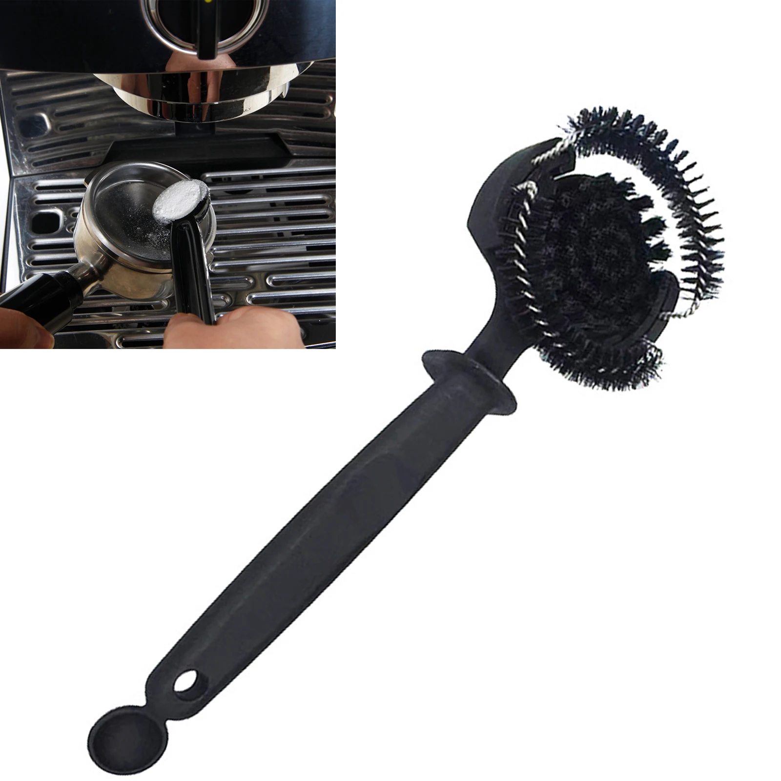 

Espresso Coffee Machine Brush Cleaner Coffee Maker Espresso Group Head Cleaning Round Brushes Grinder Cleaning Tools Supplies
