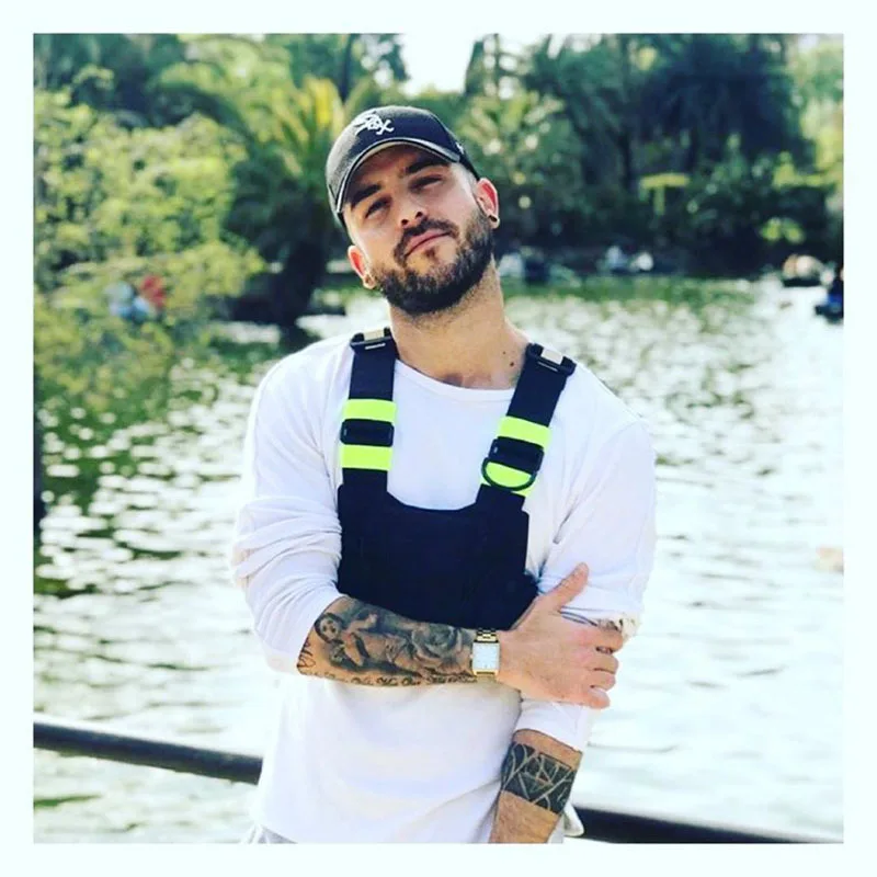 Модная нагрудная сумка Волшебная наклейка унисекс для жилета вместительная