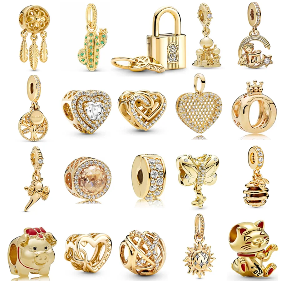 

New Jewelry Women Gift 925 Sterling Silver Bangle Fit Original Charm DIY Beaded Accessories Designer Bracelets Custom Fine Beads