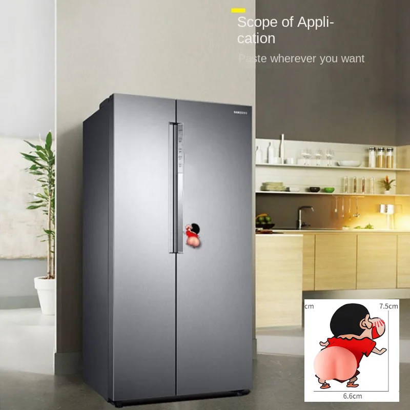 2 шт. Crayon Shin-chan Guard Anti Chafing протектор автомобильной двери стык бампер рельефный