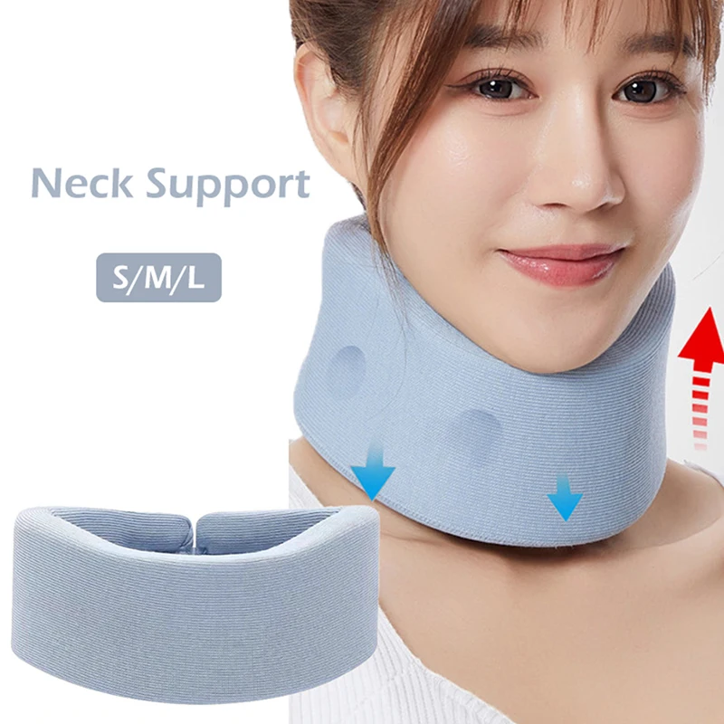 

Breathable Sponge Neck Support Air Conditioning Room Thermal Protection Cervical Spine Protection Office Home Neck Protection