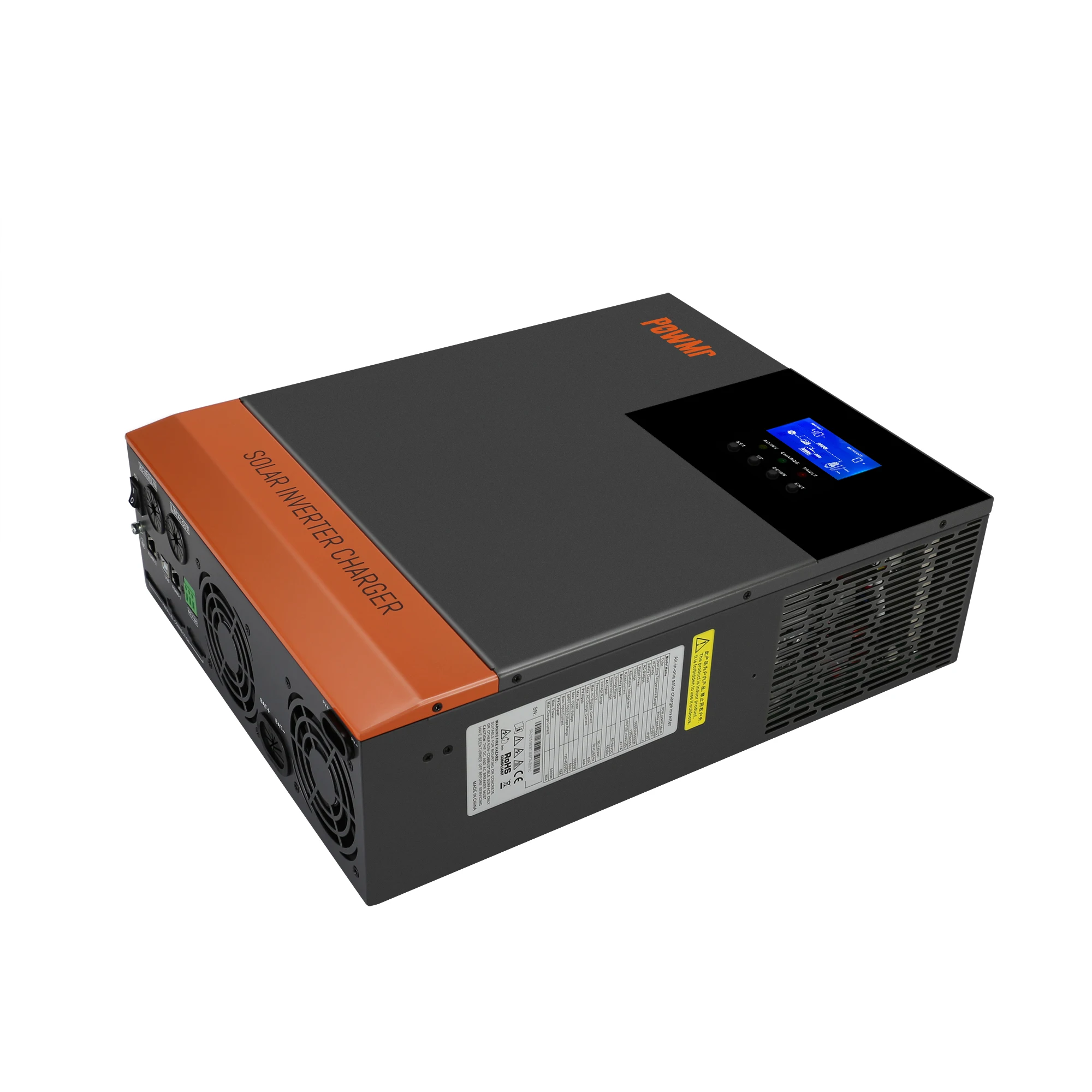 Инвертор солнечной энергии PowMr 5000 Вт 110 В/120 в пост. Тока 48 В 50 Гц/60 Гц |