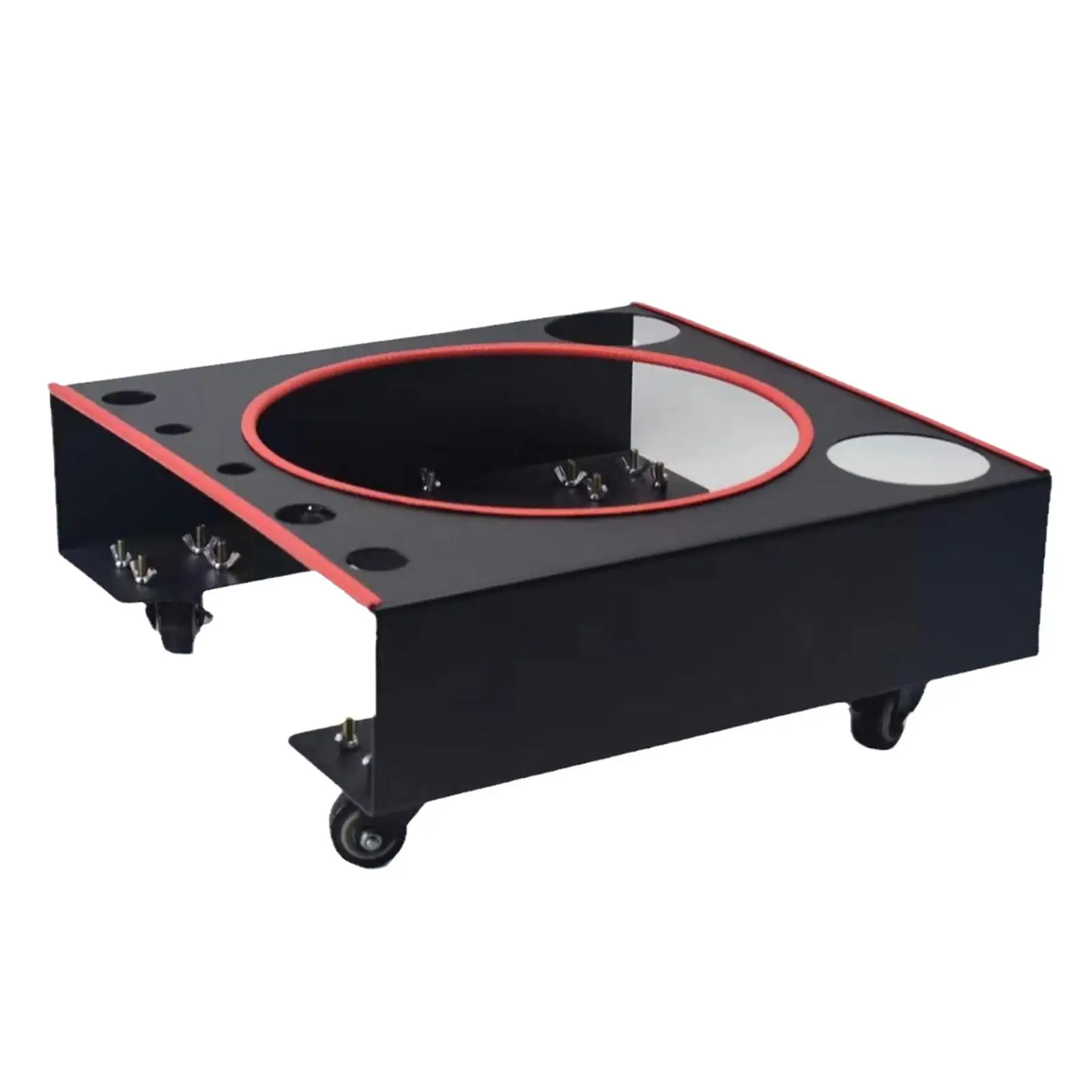 Тележка-ведро с 4 поворотными роликами ажурная конструкция для мойки автомобиля