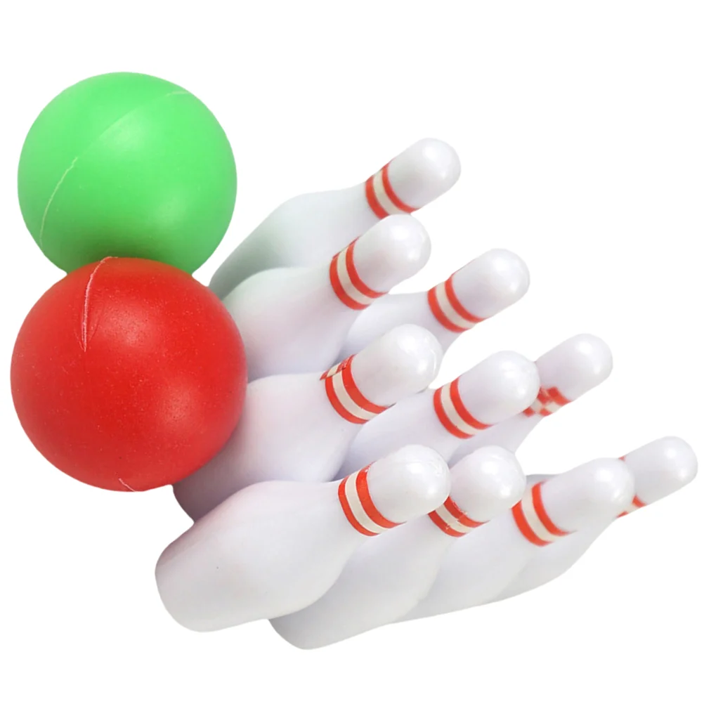 Mini Miniature Travel Travel Mini Travel Mini Bowling Ball House Decor Set Miniature Bowling Model Plastic Desktop Supply