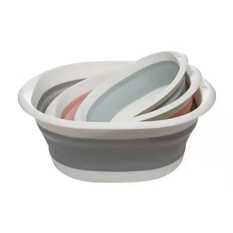 

Travel Travel Outdoor Camp Wash Basin Collapsible Sink Foot Bucket Washbasin Portable Foldable Adult Baby Bath Basin Bathroom