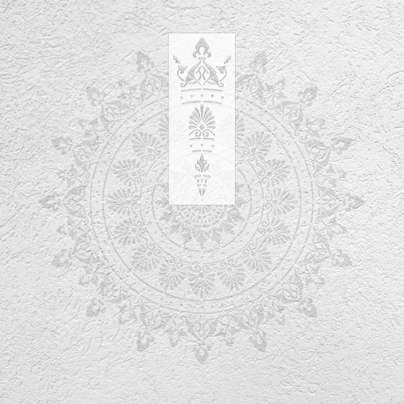 Пластиковый трафарет для мандалы  S331 выгорание мандалы раскраски