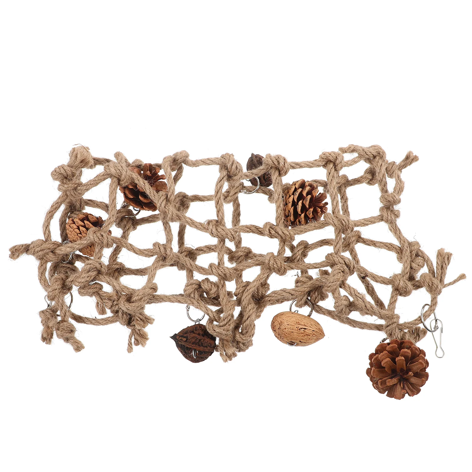 

Guinea Toys Parrot Climbing Net Hamster Biting Rope Ladder Stand Chewing