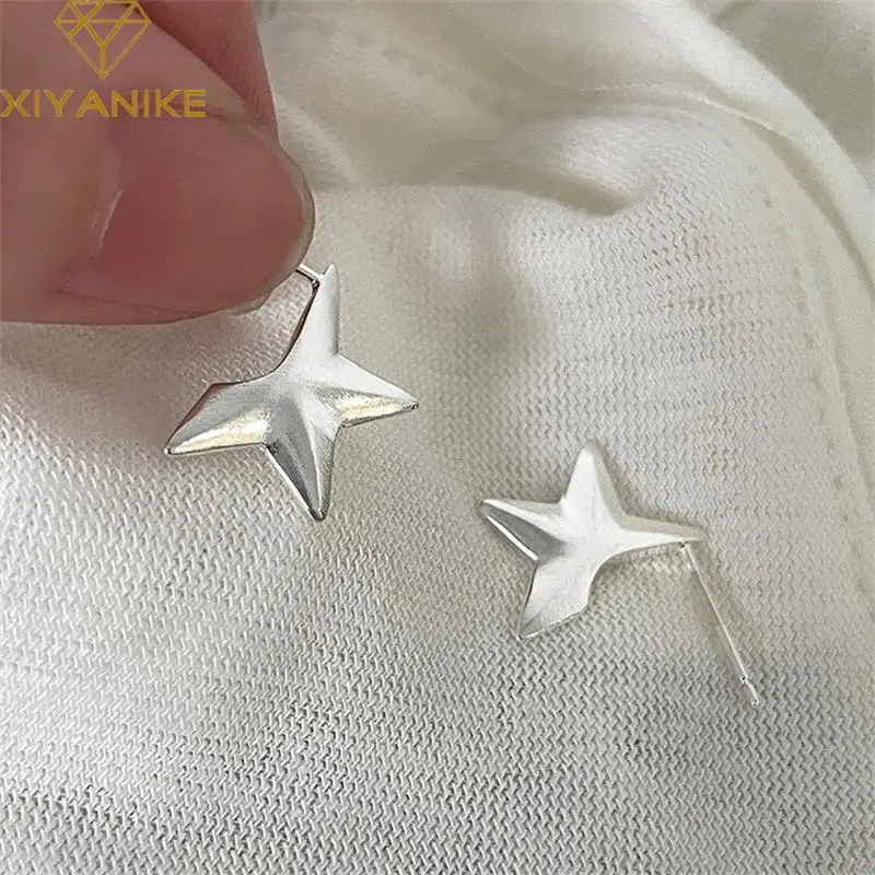 

DAYIN Vintage Unique Star Stud Earrings For Women Girl Cute Fashion Retro New Jewelry Party Friend Gift pendientes mujer