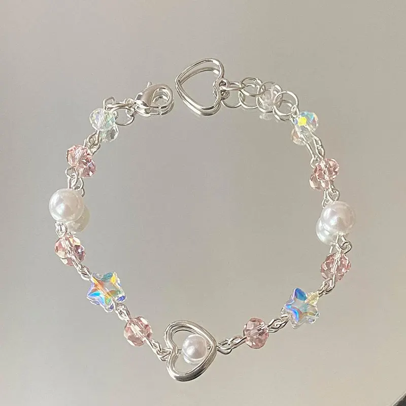 

Handmade Star Beaded Bracelet Coquettish Fairy Tale Bracelet