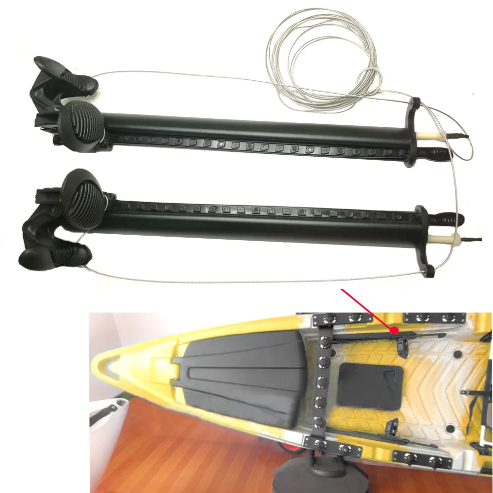 1Set Deluxe Aluminum Foot Braces Pedal Pegs Toe Pilot Contro