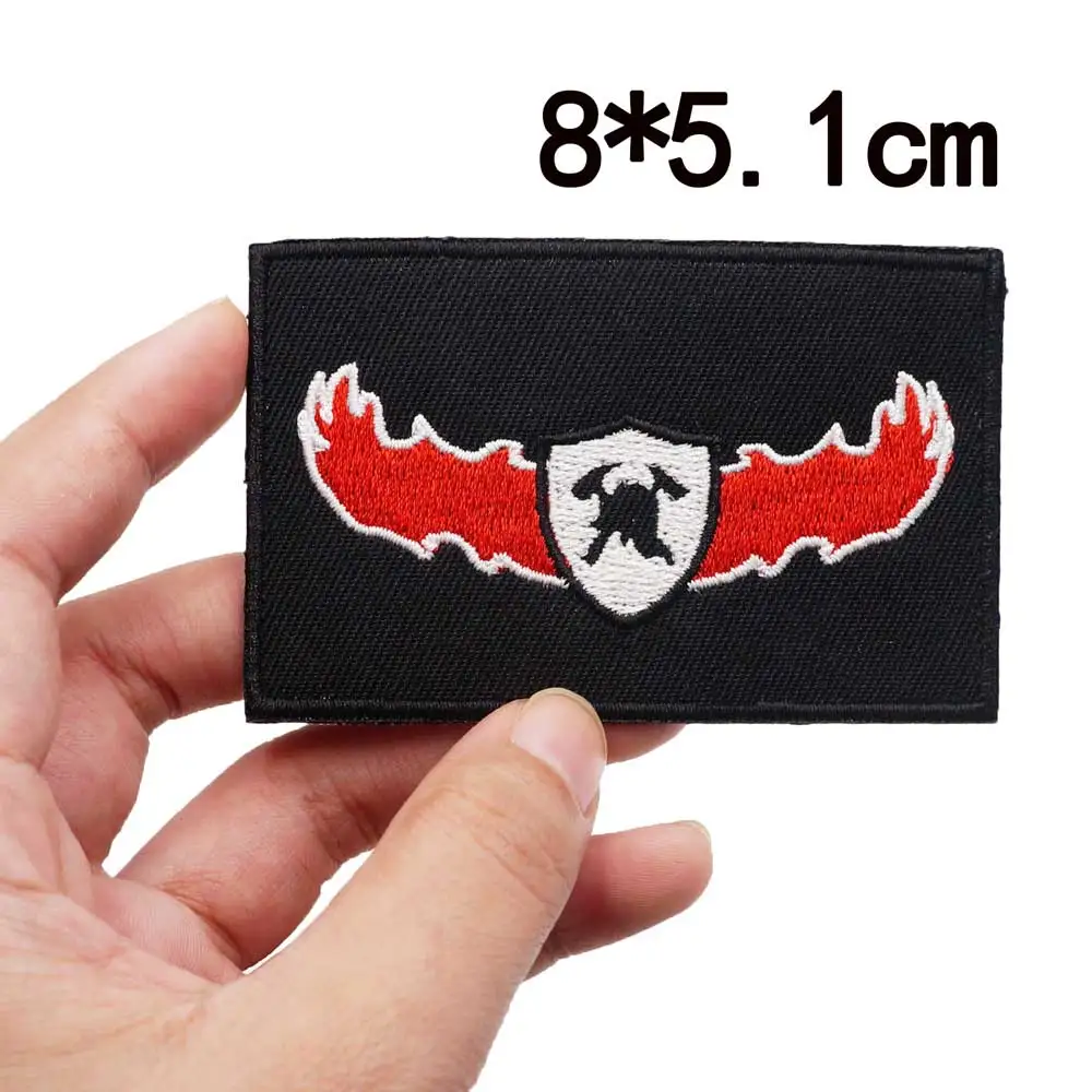 Пожарные борьбы пожарная служба тактические нашивки с вышивкой для рюкзаков и