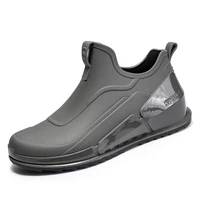 waterproof rain boots casual rain protection for shoes solid outdoor slim and graceful rubber rain shoes