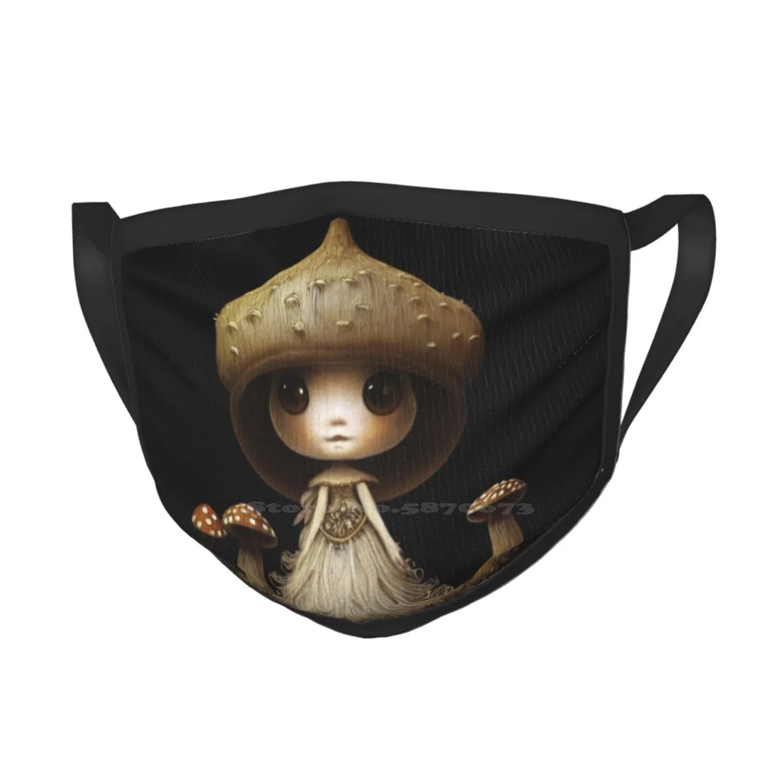 Вязаная шапка в виде Феи грибов Теплая Шапка-бини уличные шапки Милая для девушек