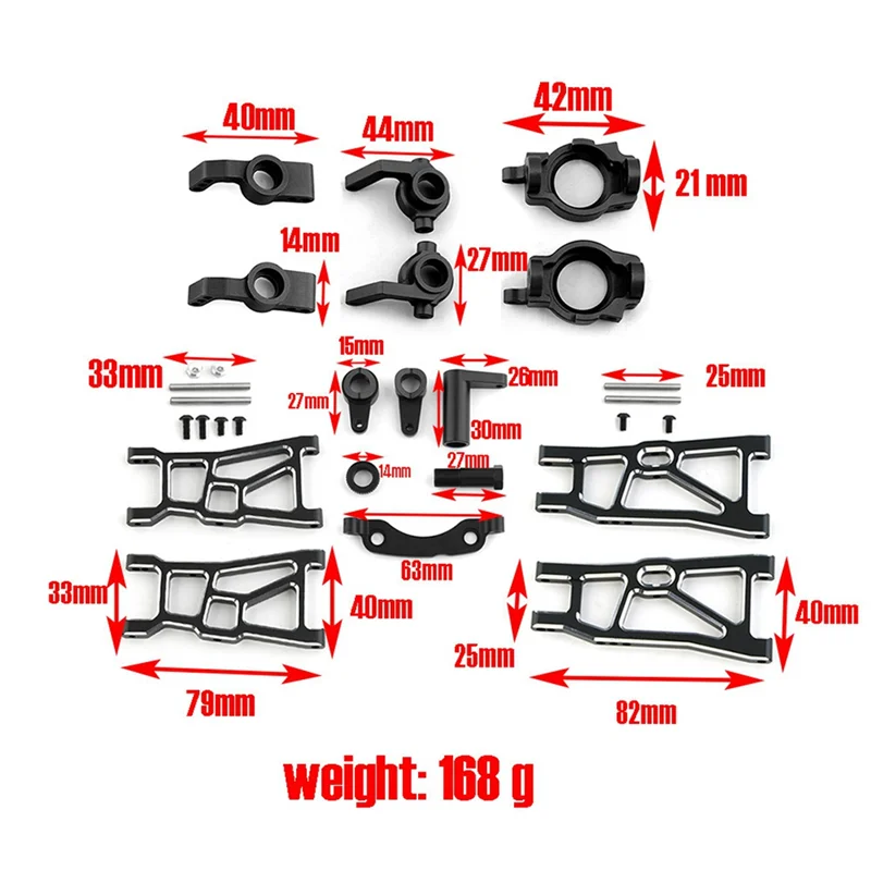 Детали для подвески ZD Racing металлические детали модернизации DBX10 1/10 обновленные