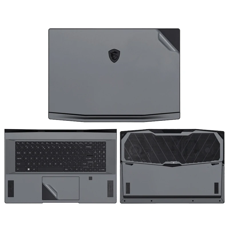 Фото Виниловый чехол для ноутбука MSI Stealth 17 Studio A13V/GS76/GT76/GS77/Vector GP78HX/GP68HX/GE78, защитная пленка без остатков №1