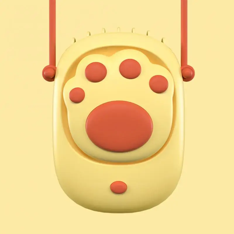 

Handheld Fan Mini Hanging Neck Usb Student Office Cute Cartoon Home Accessories Fan Portable Adjustable Rechargeable Air Cooler