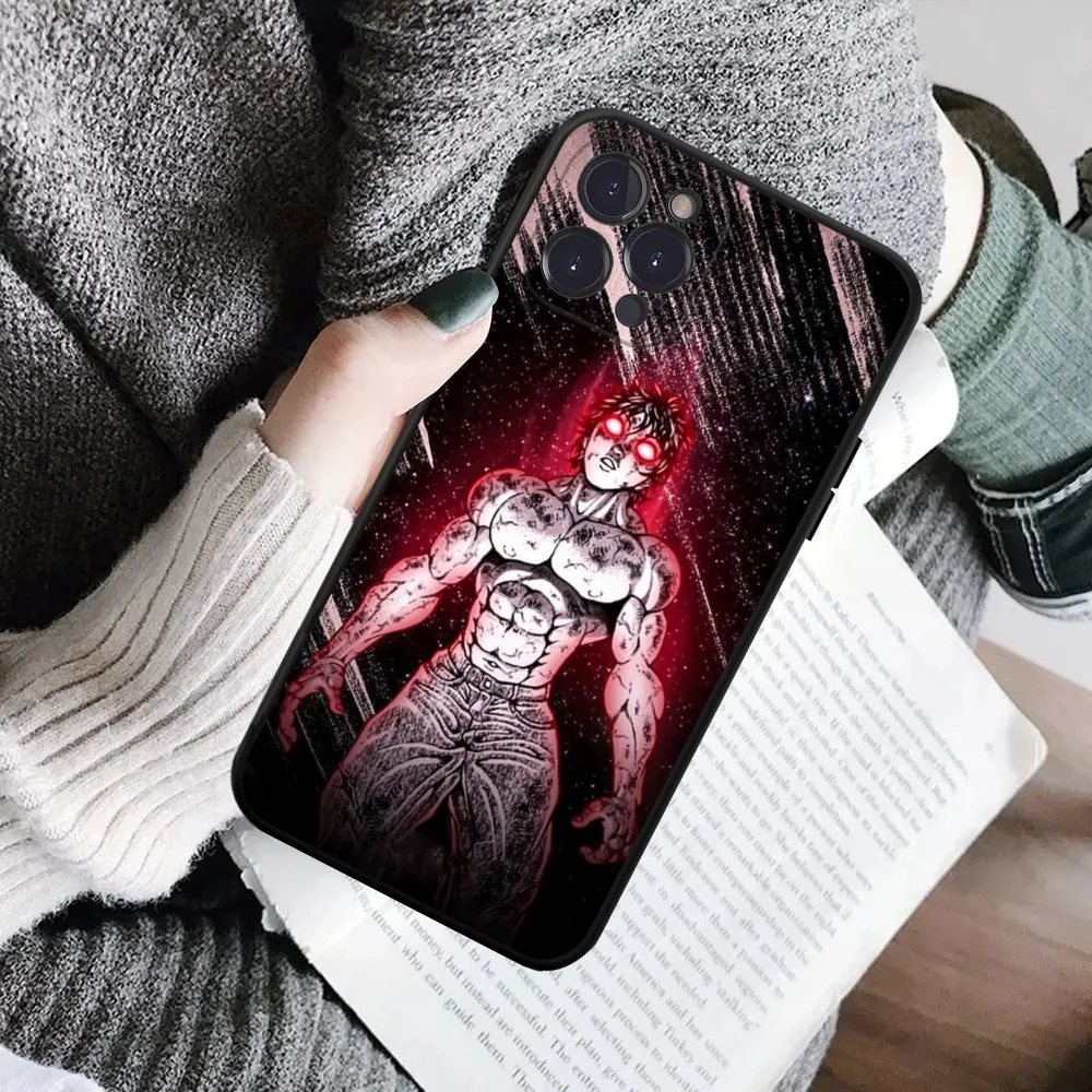 Anime B-Baki Phone Case For IPhone 16 15 8 7 6 6S Plus X SE XR XS 14 11 12 13 Mini Pro Max Mobile