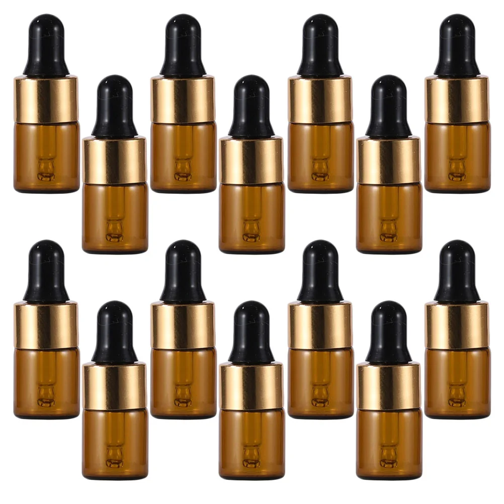 

20 Pcs Dropper Bottle Essential Oil Liquid Dispensers Droppers Bottles Perfume Sample Glass Essence Ml Liquids Mini 2ml